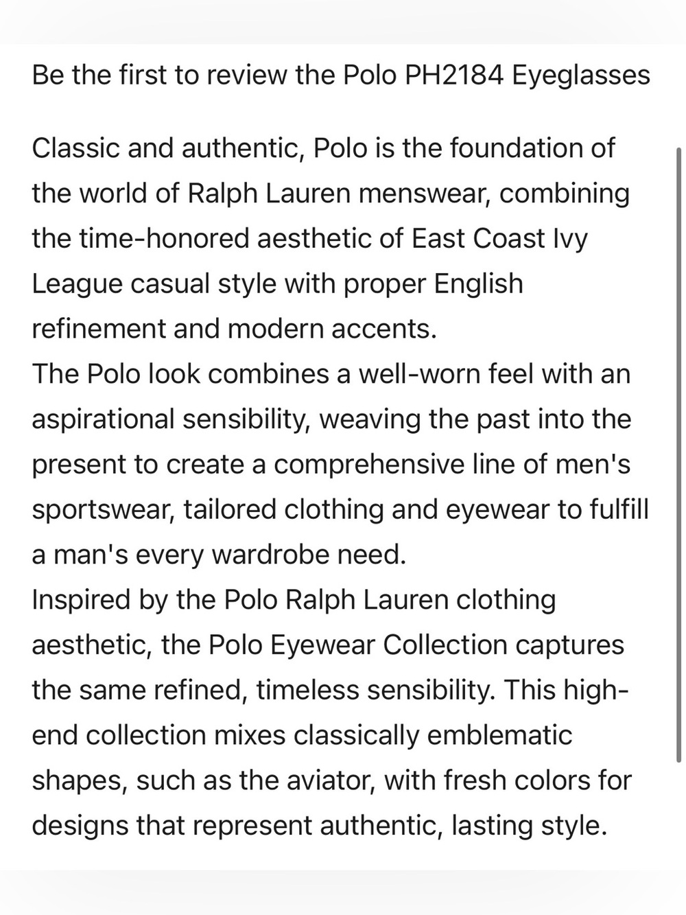 Polo Ralph Lauren optical frames, specifically model code PH 2241 - Picture 6 of 11